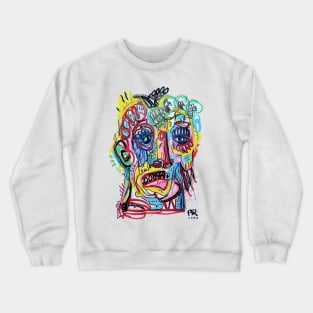 crazy face Crewneck Sweatshirt